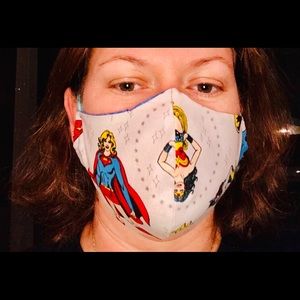Face Mask Reversible Washable Fabric